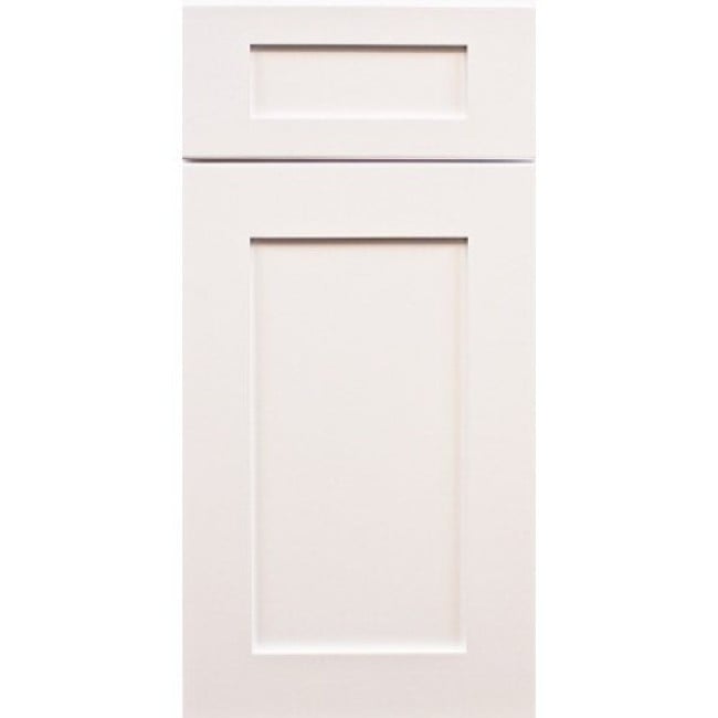 Ice White Shaker Cabinet Door Sample