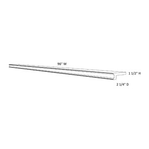 TLR8 Dark Caramel Traditional Light Rail Molding (RTA)