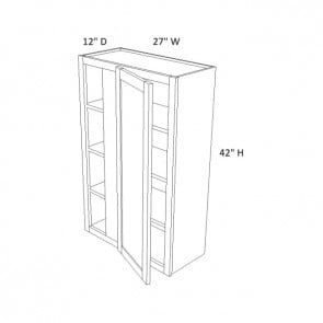 WBC2742 Versa Shaker Wall Blind Corner Cabinet (RTA)