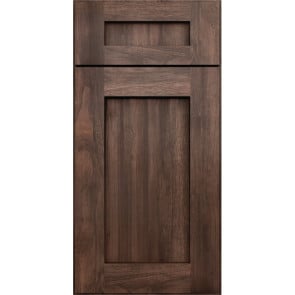 Estate Brown Shaker Cabinet Door Sample