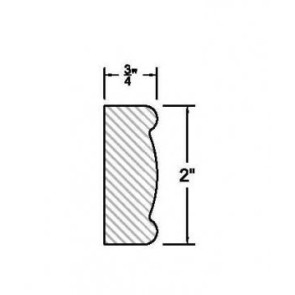 IVI8 Classic White Light Valance 8" (RTA)