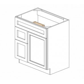 S3021DL Gramercy White Vanity Combo Cabinet