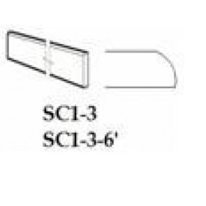 SC1-3-6" Ice White Shaker Scribe Molding (RTA)