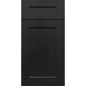 Shaker Black Cabinet Door Sample