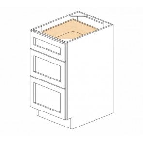 DB18(3) Graystone Shaker Drawer Base Cabinet