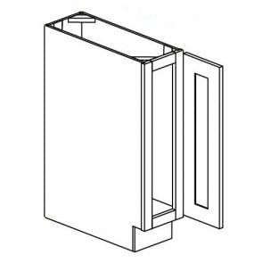 FB15 Woodland Brown Shaker Single Door Cabinet (RTA)