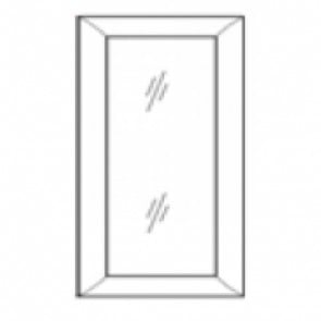 W1530GD Thompson White Wall Glass Door