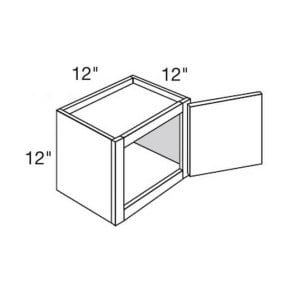 W1212 Petit Blue Wall Single Door Cabinet (RTA)