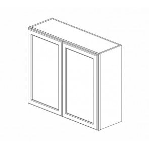 W3630B Ice White Shaker Wall Double Door Cabinet (RTA)