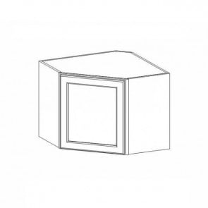 WDC2412 Ice White Shaker Wall Diagonal Corner Cabinet