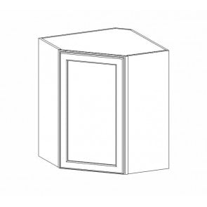 WDC2430 Ice White Shaker Wall Diagonal Corner Cabinet (RTA)