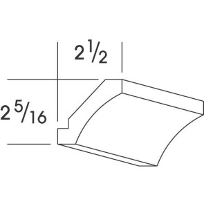 REVCROWN Broadway Juniper Reversible Crown Molding