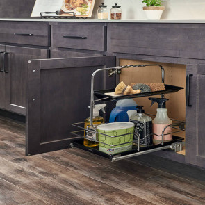 SBREMCAD Broadway Gray Sink Base Removable Caddy