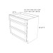 DB33 Dark Caramel Drawer Base Cabinet (RTA)
