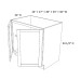FDB30 Versa Shaker Full Height Double Door Base Cabinet (RTA)