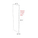 FLATPANEL-27X96 Dark Caramel Flat Panel (RTA)