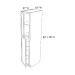 WP189027 Versa Shaker Tall Pantry Cabinet (RTA)