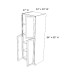 WP248427 Dark Caramel Tall Pantry Cabinet (RTA)