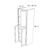 WP309627 Dark Caramel Tall Pantry Cabinet (RTA)