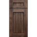 Estate Brown Shaker Cabinet Door Sample