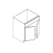 SB42 Storm Gray Sink Base Cabinet 42" (RTA)
