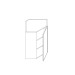 WDC2436 Storm Gray Wall Diagonal Corner 24" x 36" (RTA)