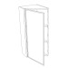 WEA1230 Storm Gray Wall End Angle 12" x 30" (RTA)