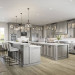 Oxford Mist 10 Ft Kitchen Cabinet Set (RTA Preconfigured Bundle)