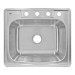 LCLT84 Top Mount Stainless Steel Single Basin Kitchen Sink