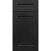 Shaker Black Cabinet Door Sample