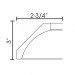 CM96K-4 Townsquare Gray Crown Molding