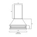 CWH36 Gramercy White Wall Range Hood