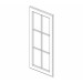 W3042BMGD Gramercy White Wall Mullion Glass Door (RTA)