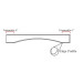 VAL54B Townplace Cream Valance