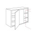 WBLC30/33-3042 Woodland Brown Shaker Wall Blind Corner Cabinet