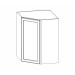 WDC273615 Woodland Brown Shaker Wall Diagonal Corner Cabinet 