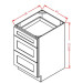 3DB27 Shaker Navy Drawer Base Cabinet (RTA)