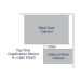 BBC42 Shaker Gray Blind Base Corner Cabinet (RTA)