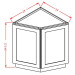 BEC24 Oxford Sage Angle Base Cabinet (RTA)