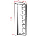 U248424 Oxford Sage Wall Pantry (RTA)