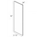 3/4REFP24 Madison Stonybrook Finished Refrigerator Panel 