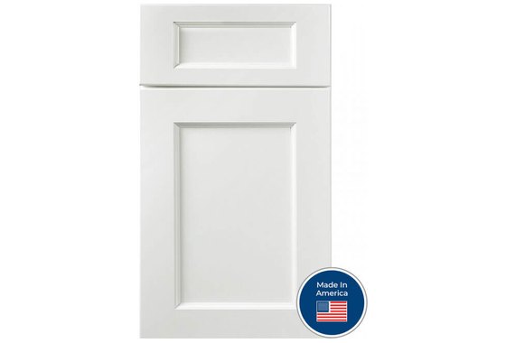 Broadway White cabinet door