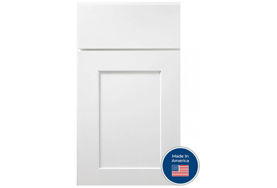 Madison White cabinet door