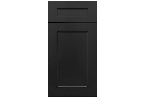 Shaker Black cabinet door