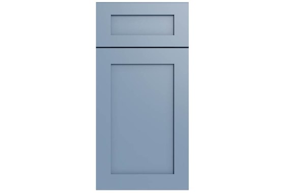 Xterra Blue Shaker cabinet door