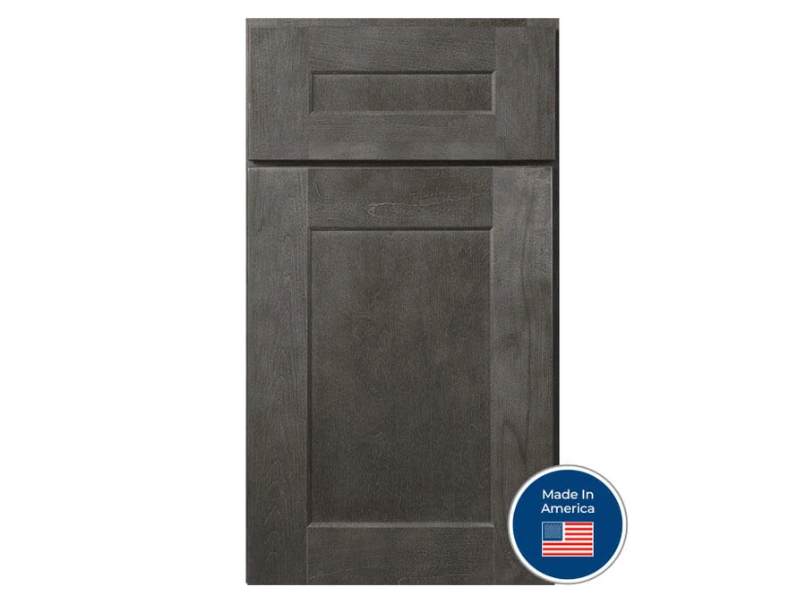 Bowery Gray cabinet door front