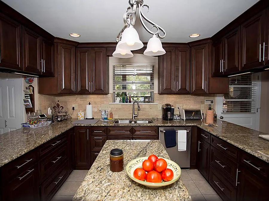 Dark Caramel RTA kitchen cabinets