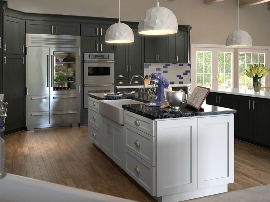 Graystone Shaker kitchen cabinets