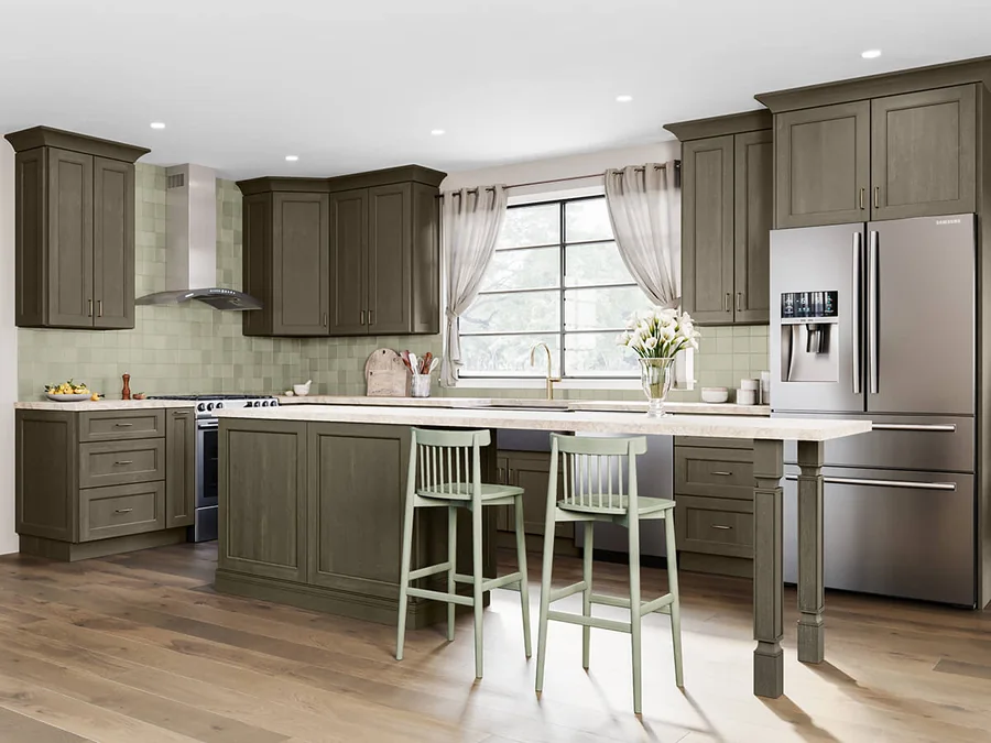 Haven Ember kitchen cabinets