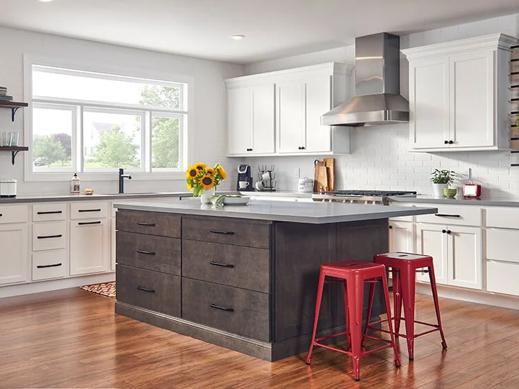 Madison Brown kitchen cabinets